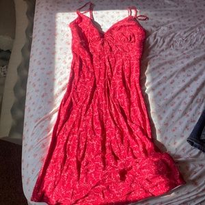 Vintage Esprit cherry midi dress!